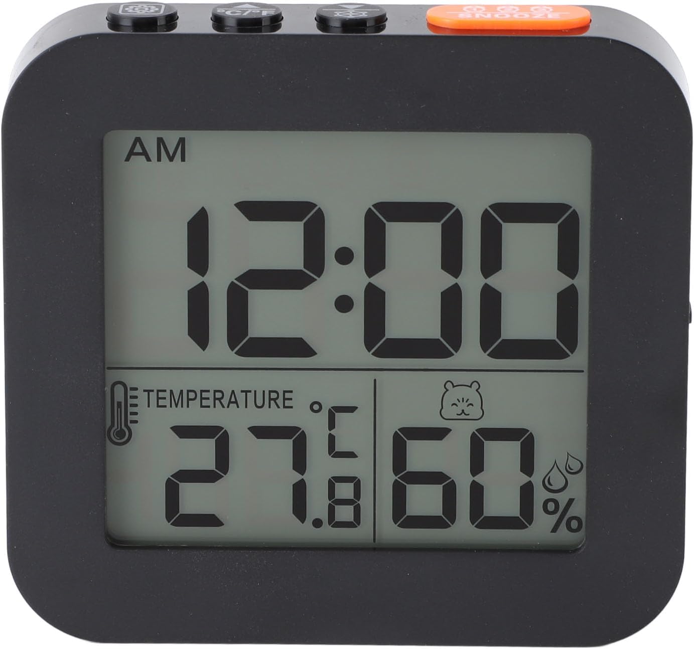 PerGar Digital Alarm Clock with Humidity and Temperature Display