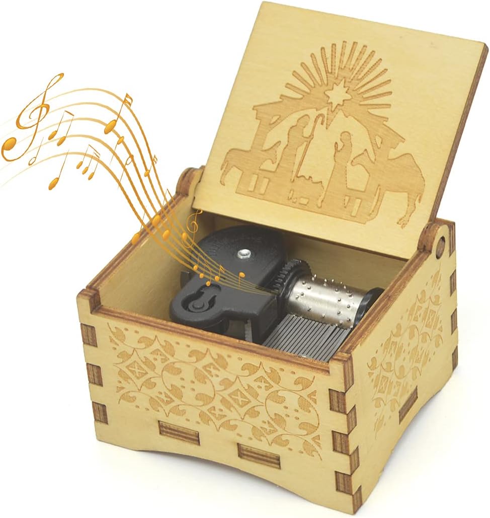 Sooharic Amazing Grace Music Box Wind Up Mechanism