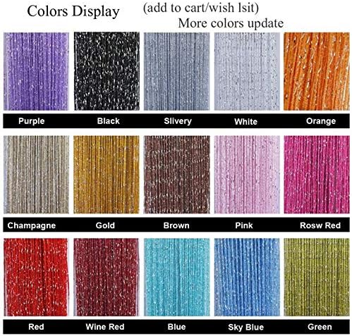LBttnny Home Decor Sequin Curtain 39x79 Inch