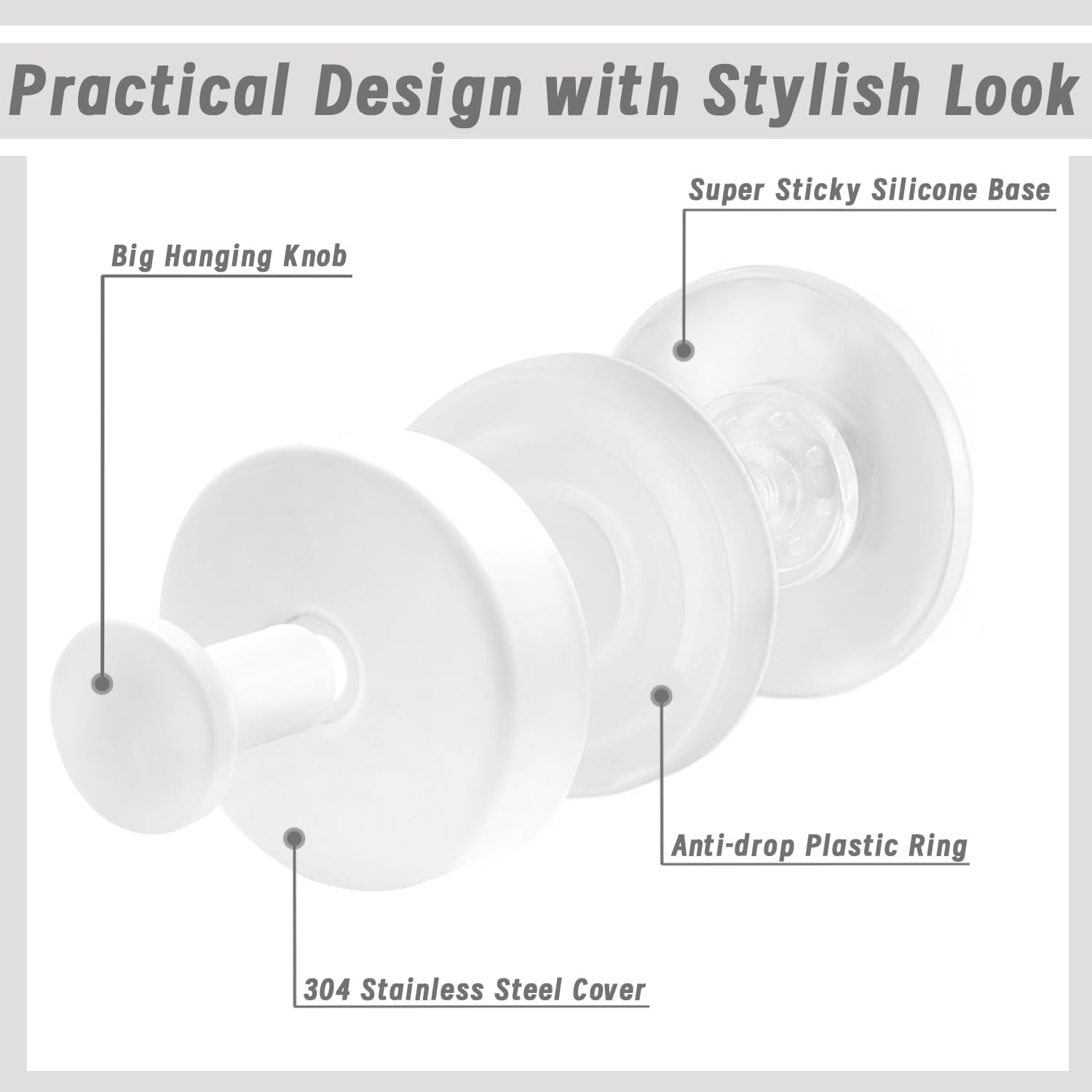Stylish Suction Cup Hooks for Glass Windows