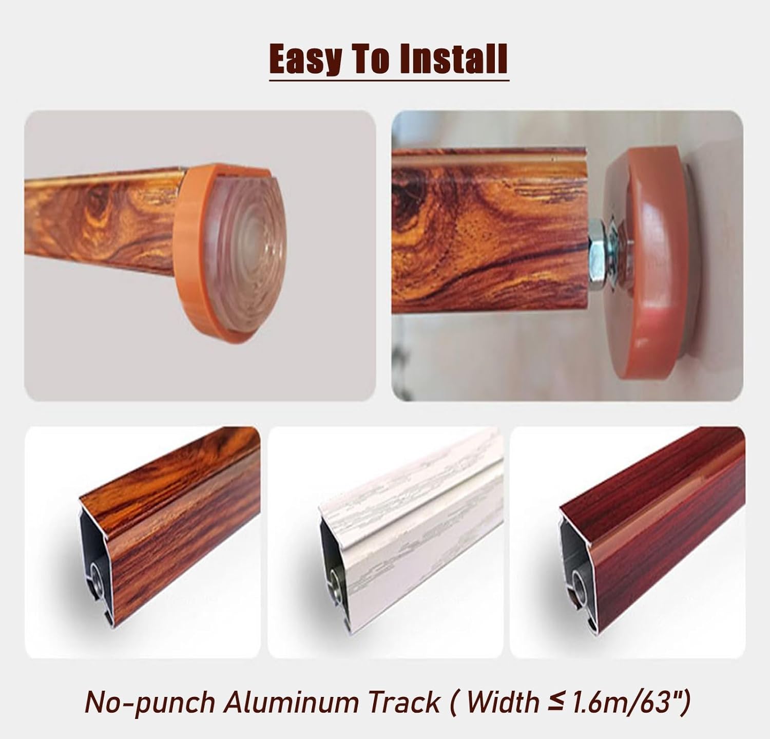 NEVKA Wooden Bead Curtain for Doorways and Room Dividers