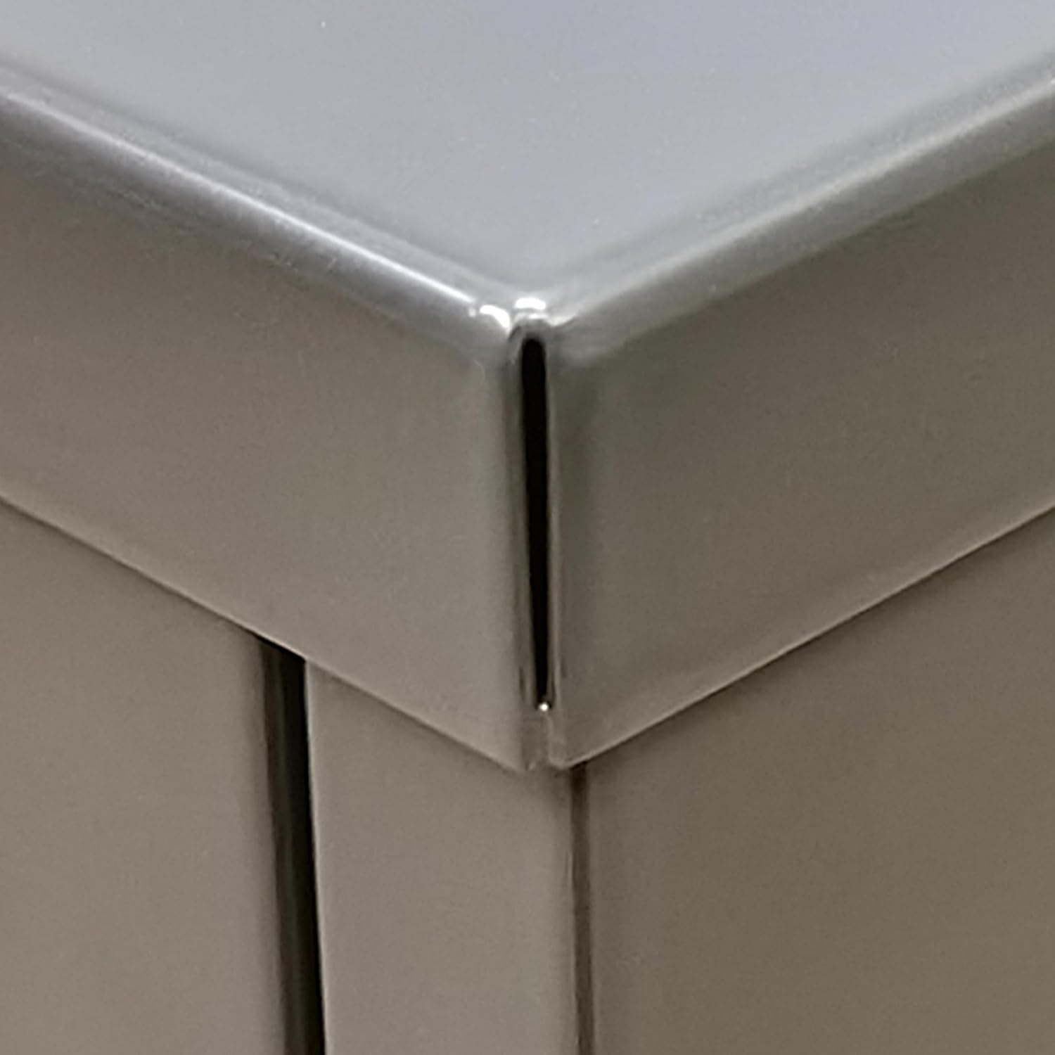 12 x 12 x 415 Brown Metal Cube Riser Stand
