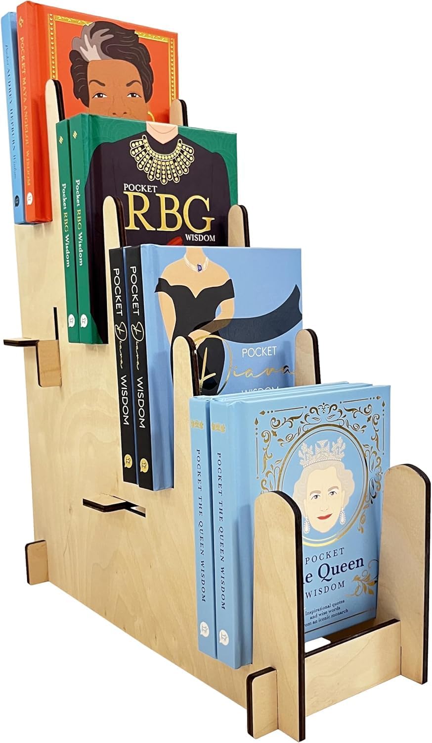 Wood Display Stand - 3-Tier Sturdy Stylish