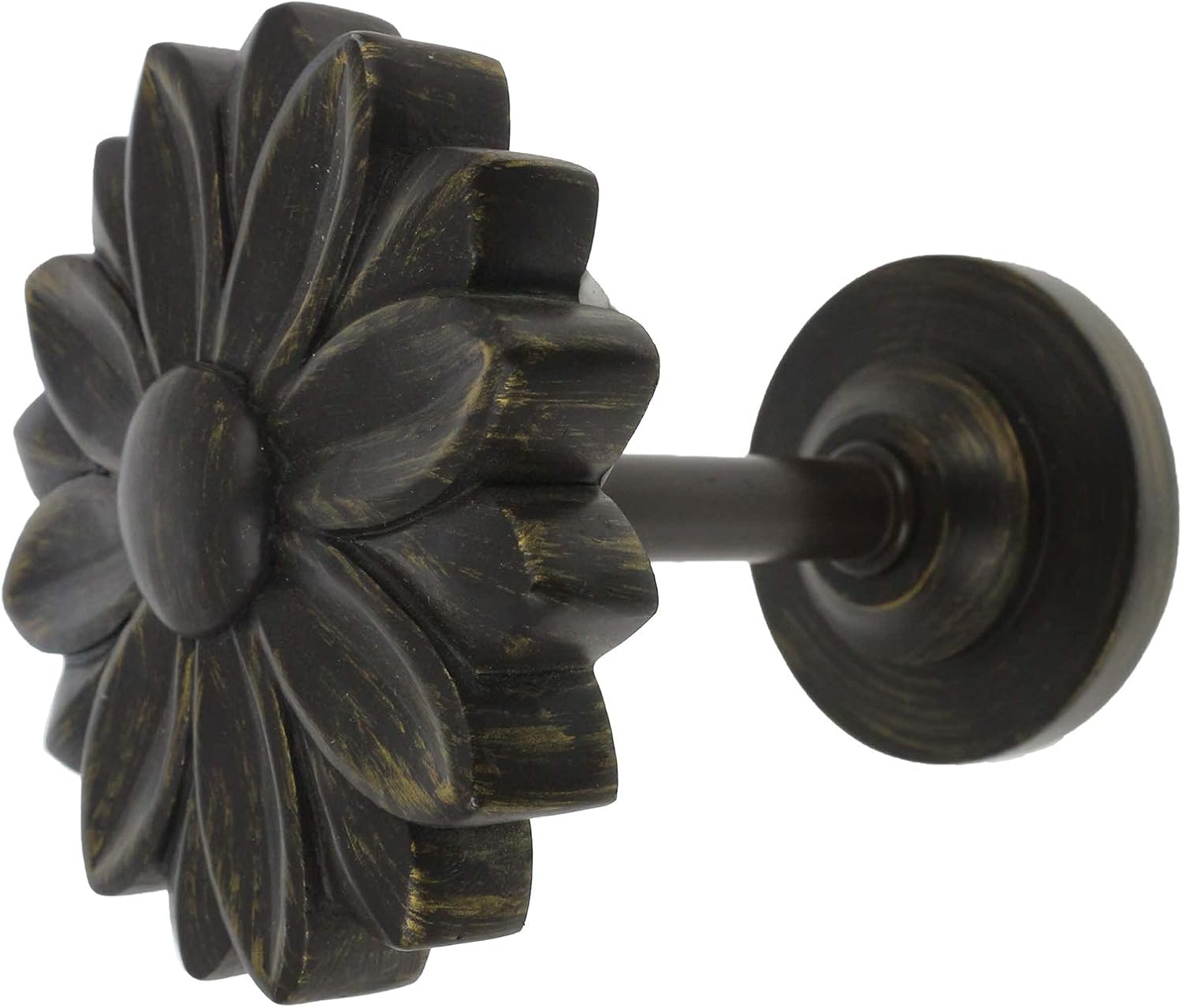 MERIVILLE 2-Piece Blossom Medallion Holdbacks with Bronze Finish