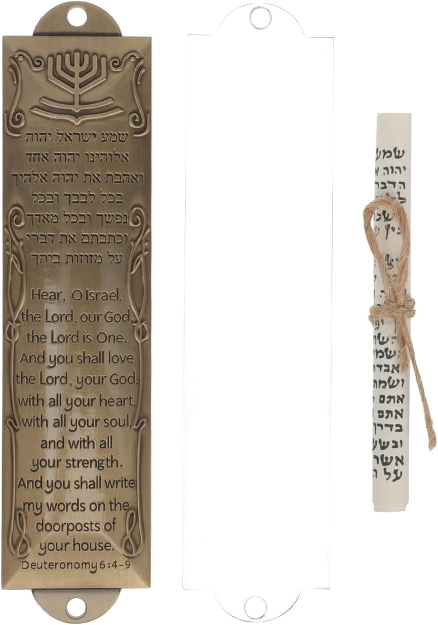 ARTIBETTER 1 Set Mezuzah Scroll Judaica Door Ornament