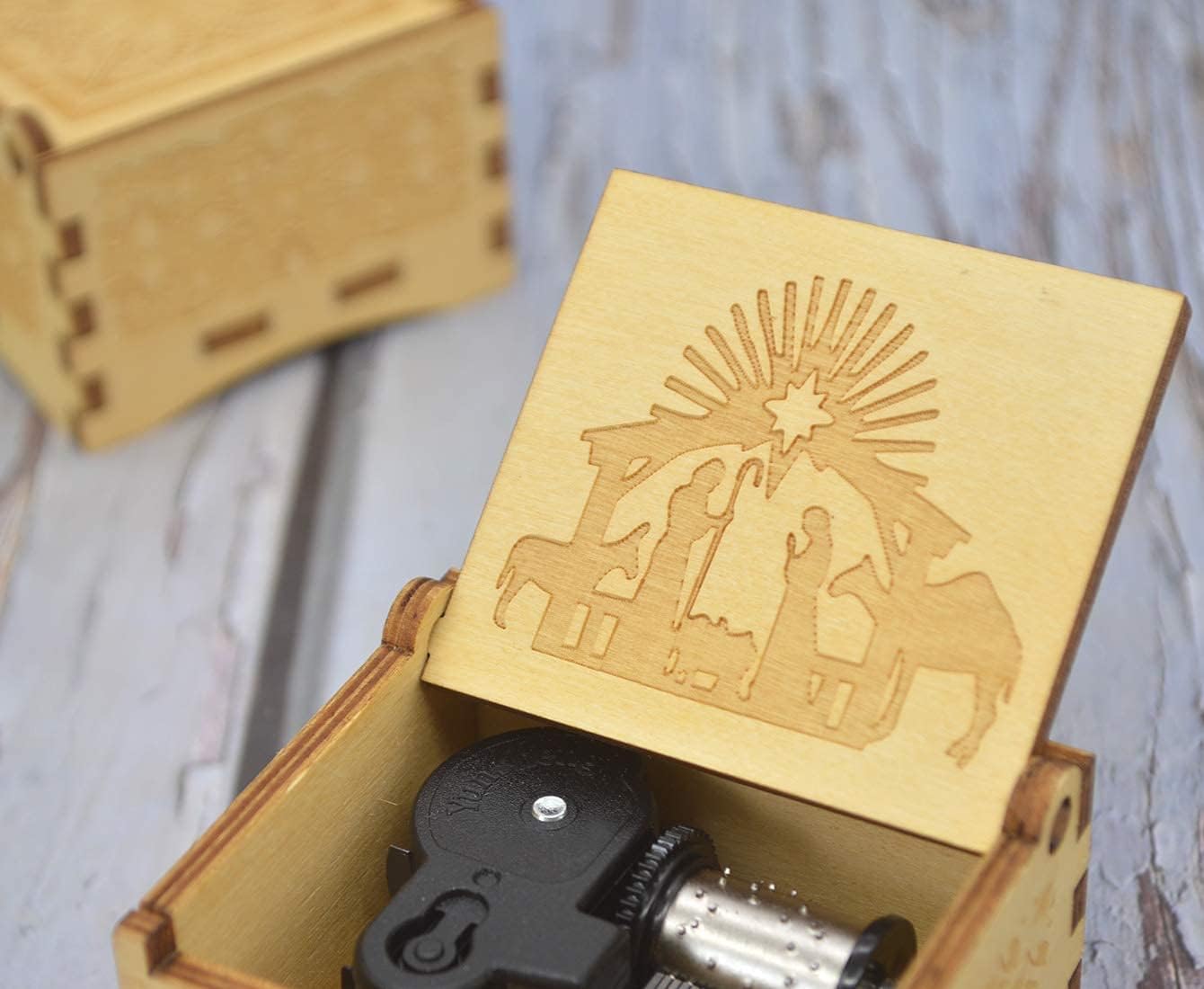 Sooharic Amazing Grace Music Box Wind Up Mechanism