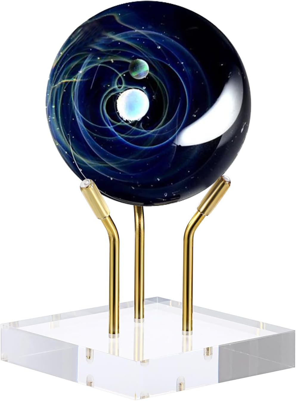 Hipiwe Gold Metal Easel with Acrylic Base Display Stand