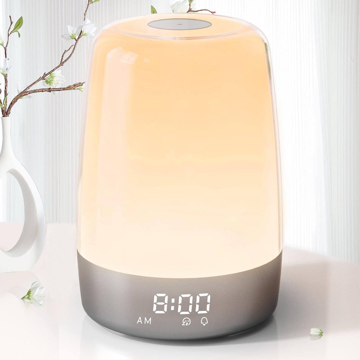 Golspark Sunrise Simulation Alarm Clock with 7 RGB Lights and Natural Sounds