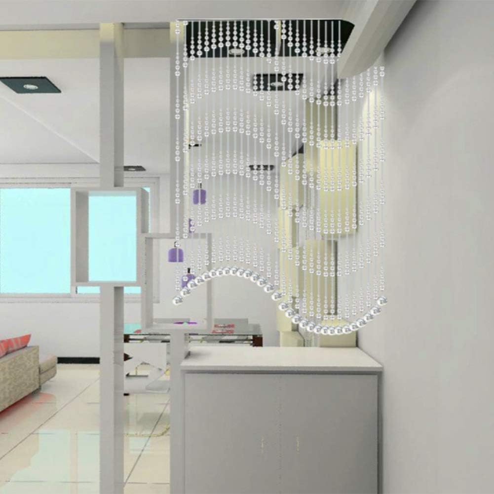 Etlegor Clear Crystal Beaded Curtain Room Divider