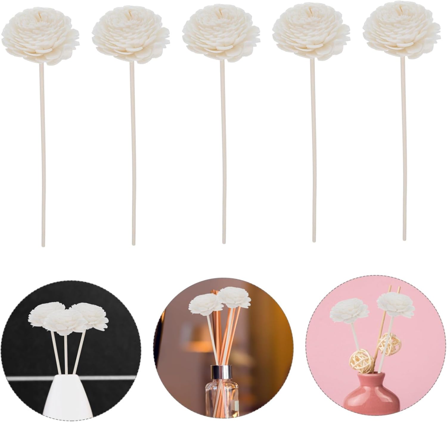 10pcs Aromatherapy Diffuser Rods for Home and Office