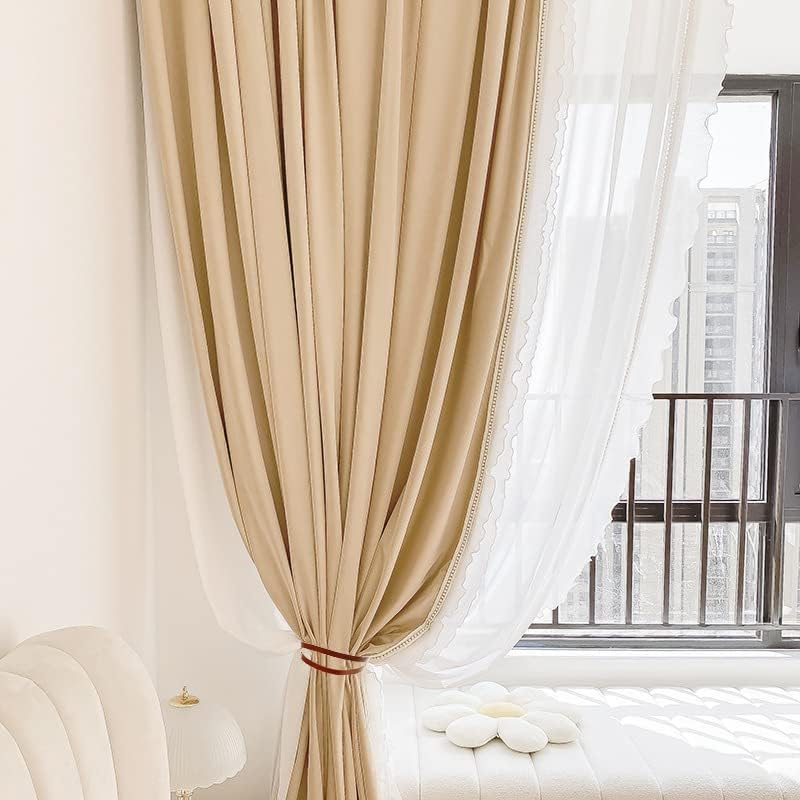 Classic Leather Curtain Tiebacks 4Pcs Brown
