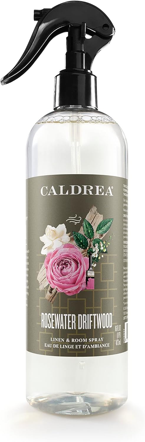 Caldrea Rosewater Driftwood Room Spray 16 Oz