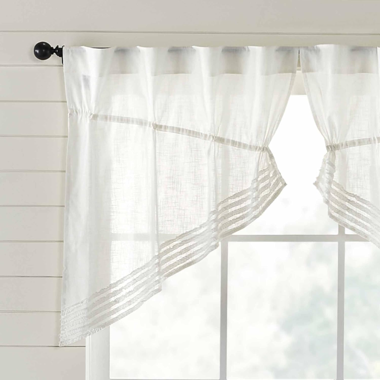 Piper Classics Kathryn Prairie Swags Set of 2