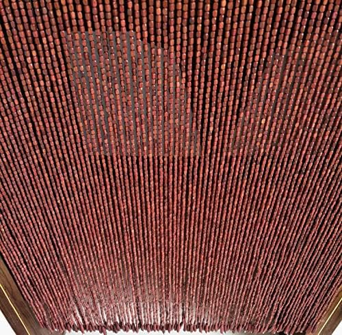 Natural Bamboo Beaded Curtain for Doorways