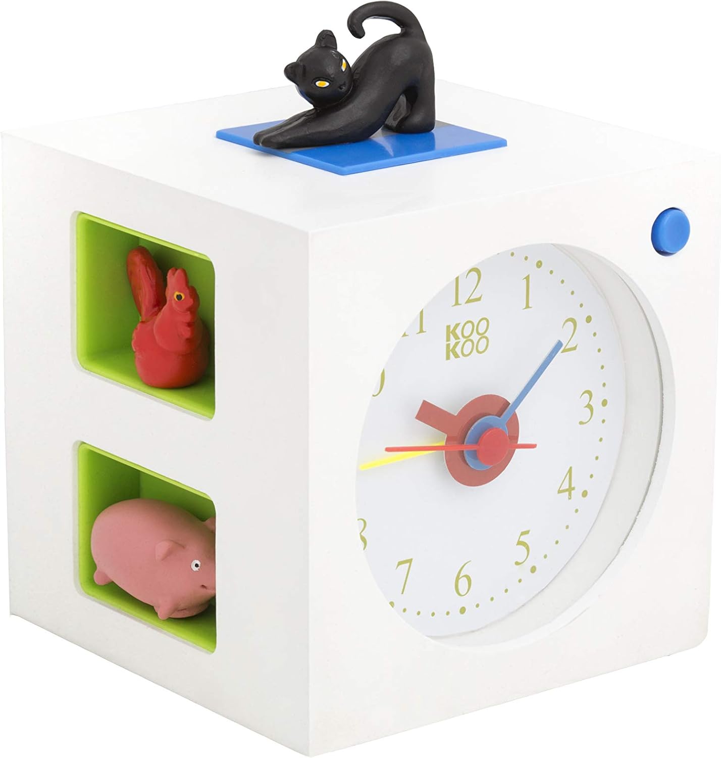 KOOKOO KidsAlarm White with Animal Sounds