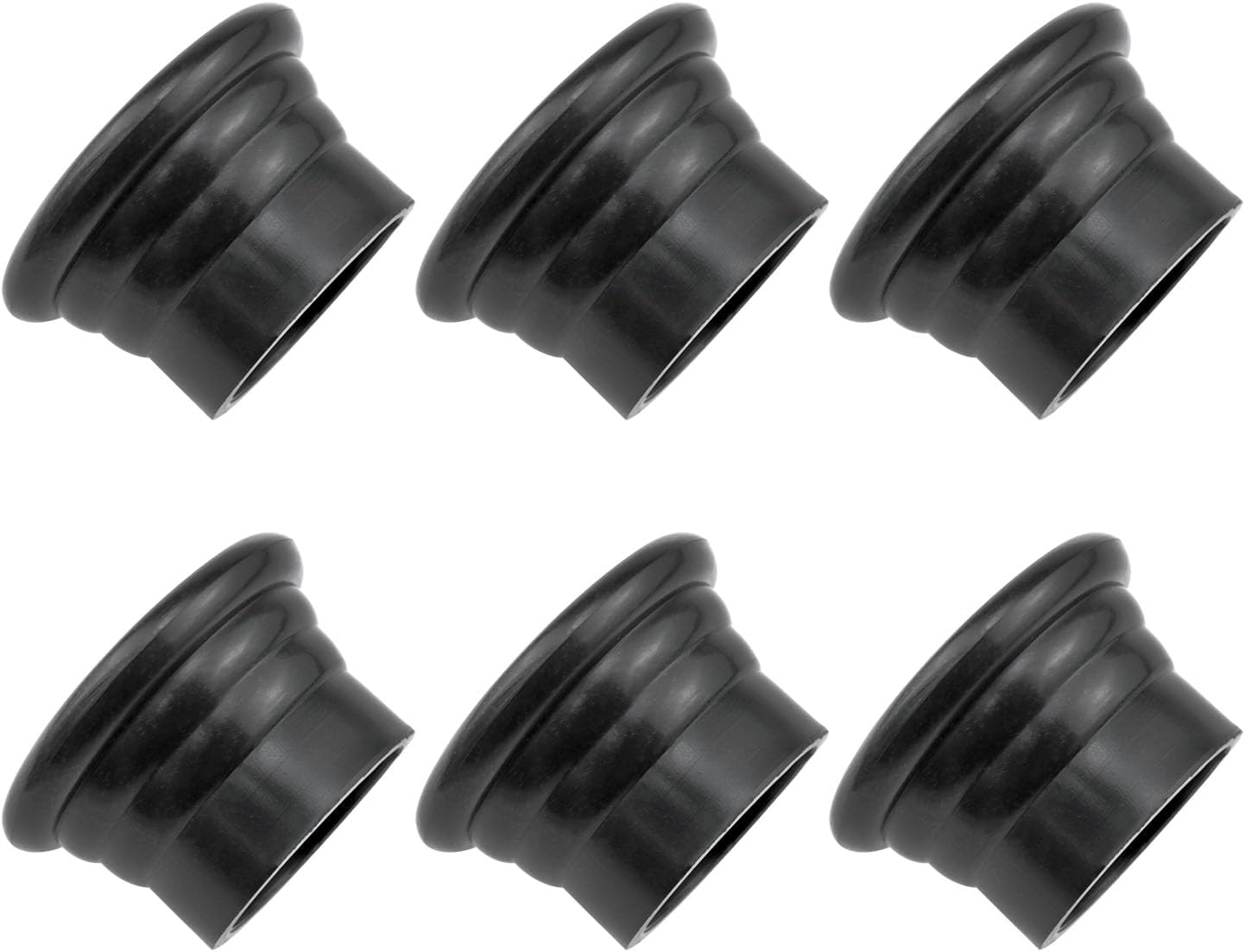 VAKTOK 11 Inch Diameter Romanesque Curtain Rod Ends - 6pcs