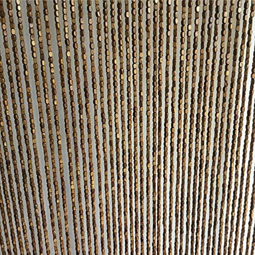 Bamboo Beaded Door Curtains with Aluminum Track