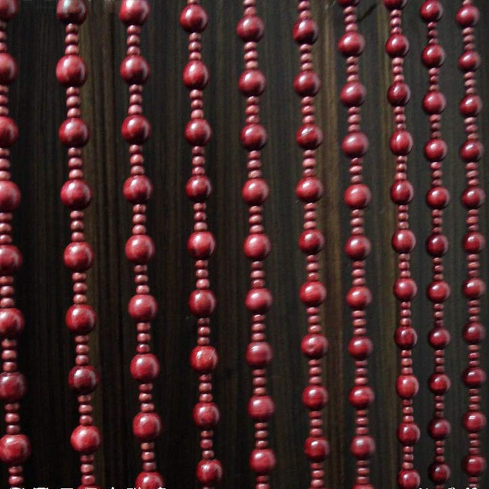 OKUOKA Wood Beaded Curtain for Doorways