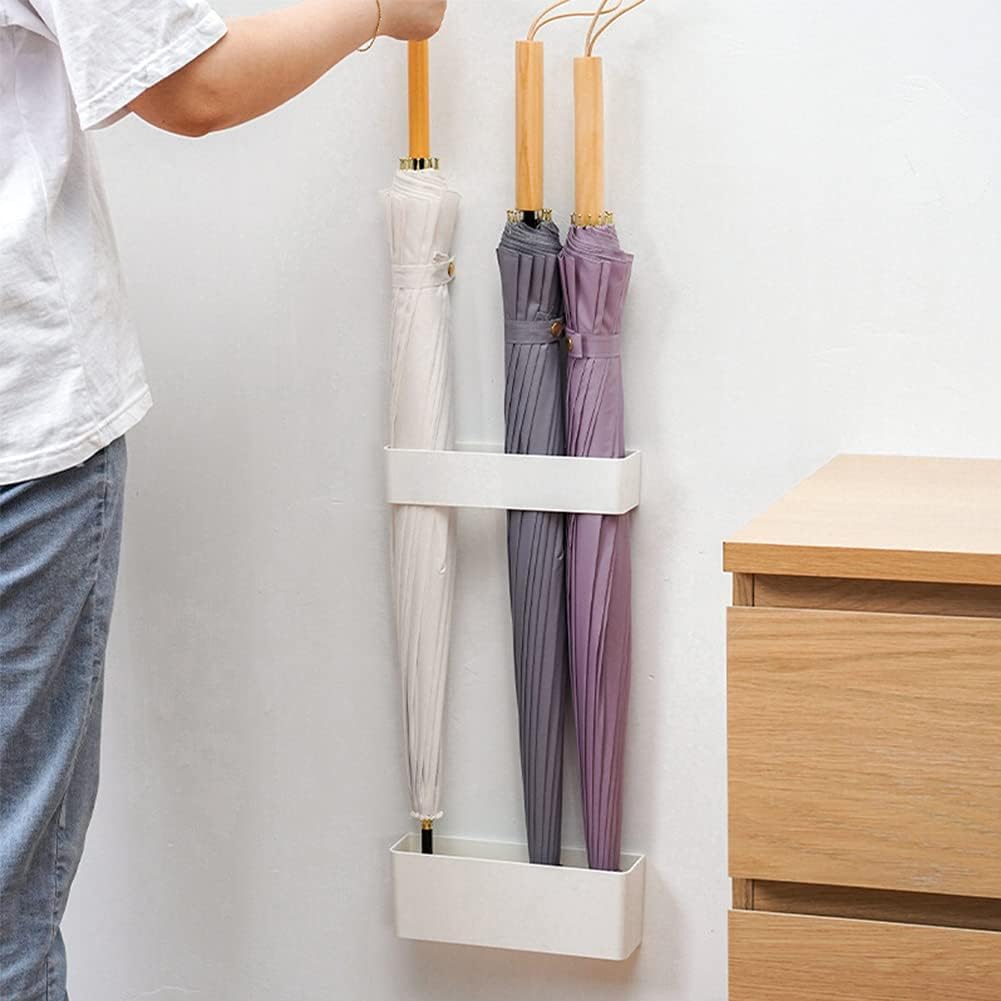 EKDJKK 2pcs Adjustable Wall Mounted Umbrella Stand Holder
