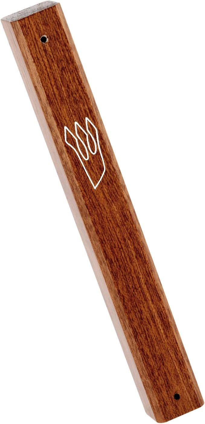 Peer Hastam Classic Wood Mezuzah Case Dark Brown 68 Inch