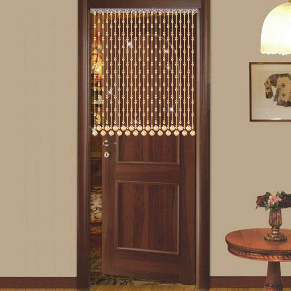 21 Strands Crystal Beaded Curtain for Doorways - 80x80cm