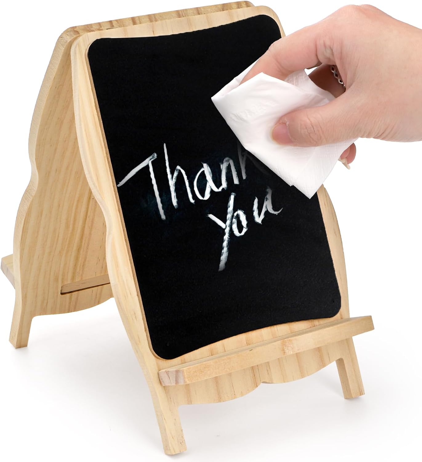 Tosnail 2 Pack Small Framed Chalkboard Signs for Home and Kitchen