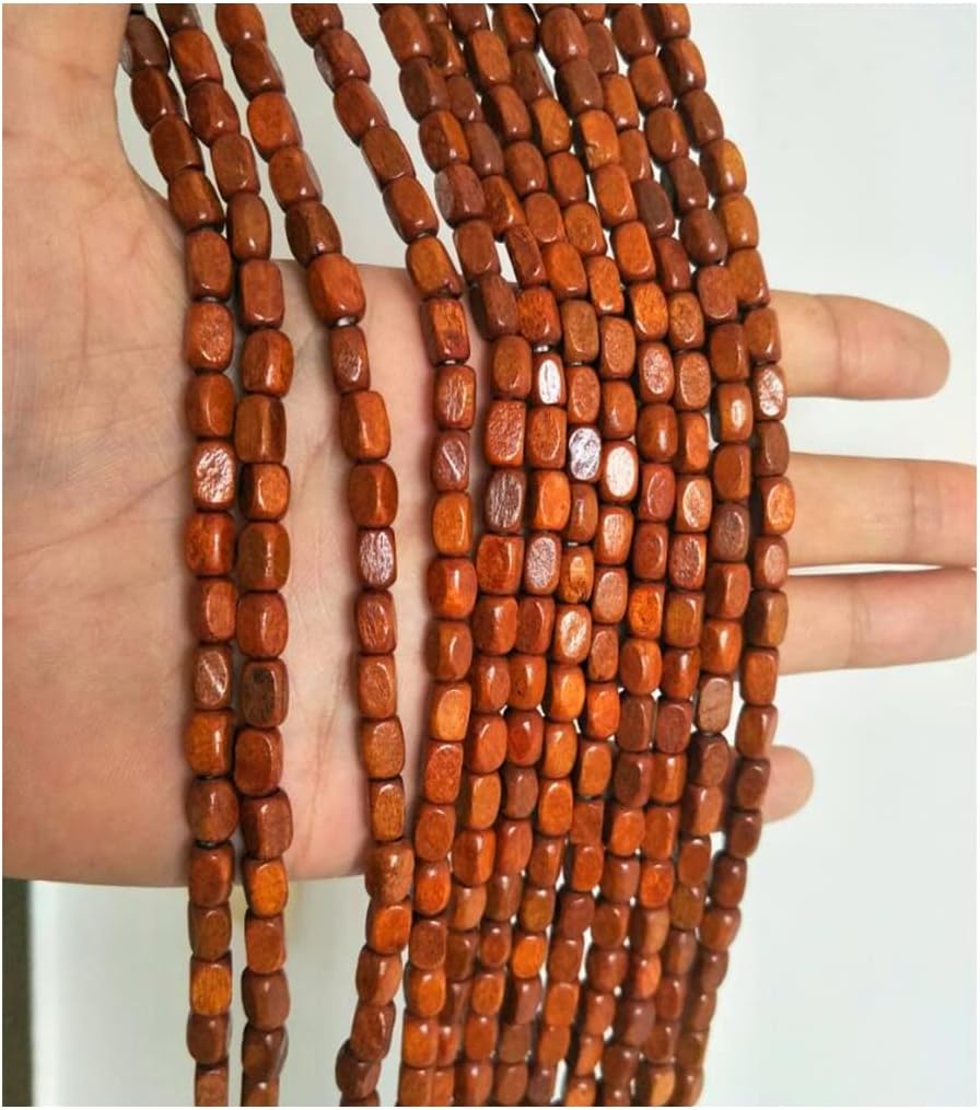 ZHOUXIAO Wood Bead Curtain with Rods for Doorways