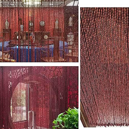 Natural Bamboo Beaded Curtain for Doorways