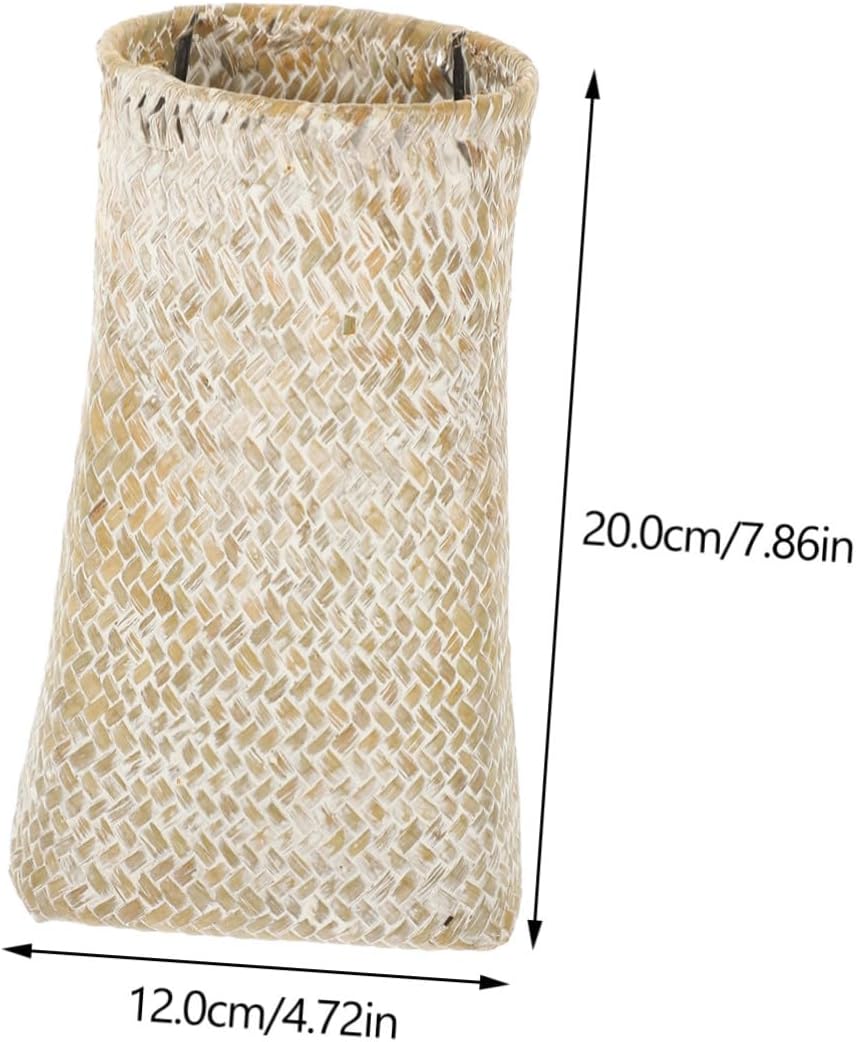 Seagrass Woven Flower Vase for Dried Flowers Nordic Style