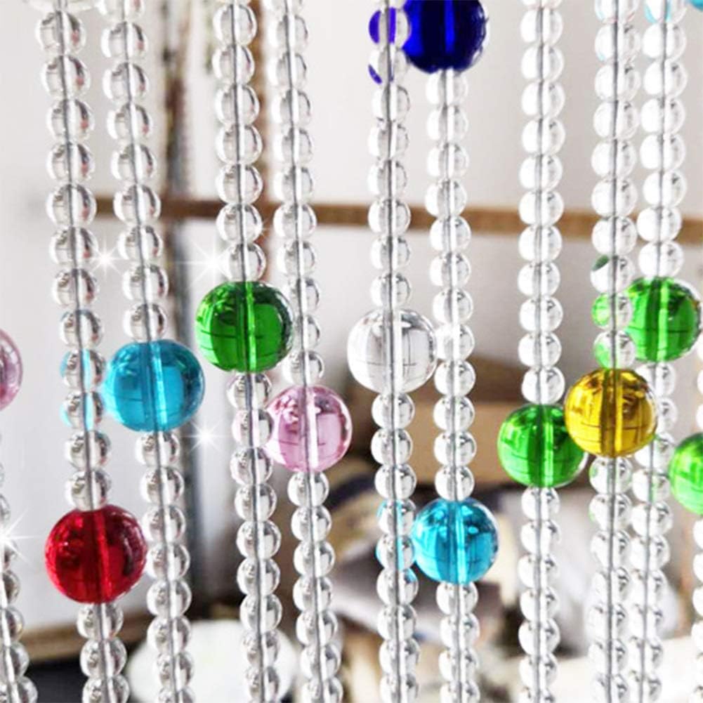 Etlegor Multicolor Crystal Beaded Curtain Panel