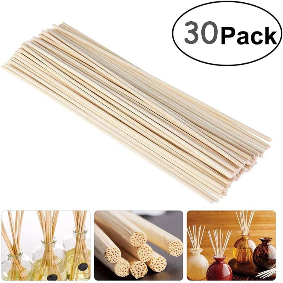 30 Pcs Reed Diffuser Sticks Natural Rattan