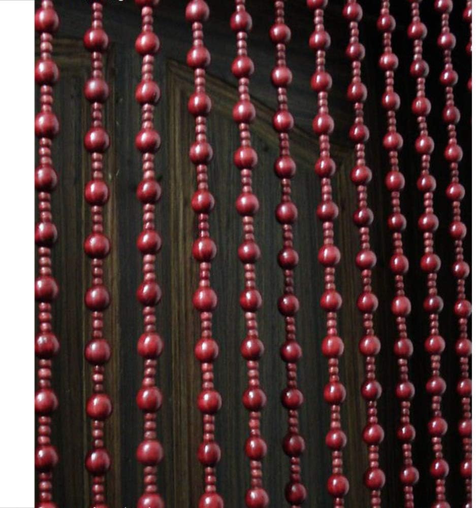 OKUOKA Wood Beaded Curtain for Doorways