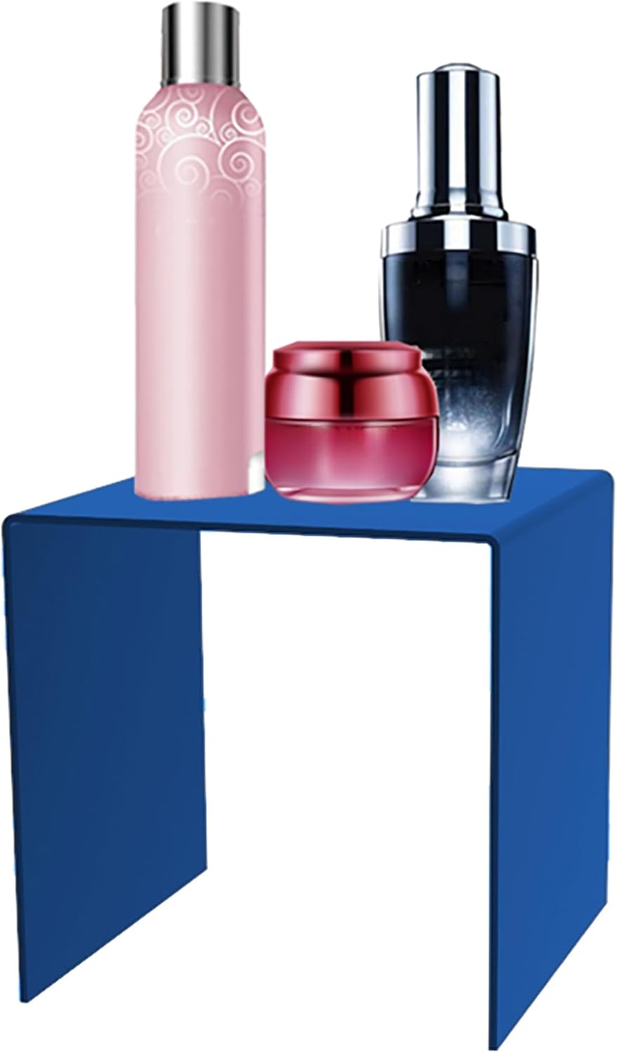 4 Sets of 7 Total 28pc Blue Acrylic Display Risers