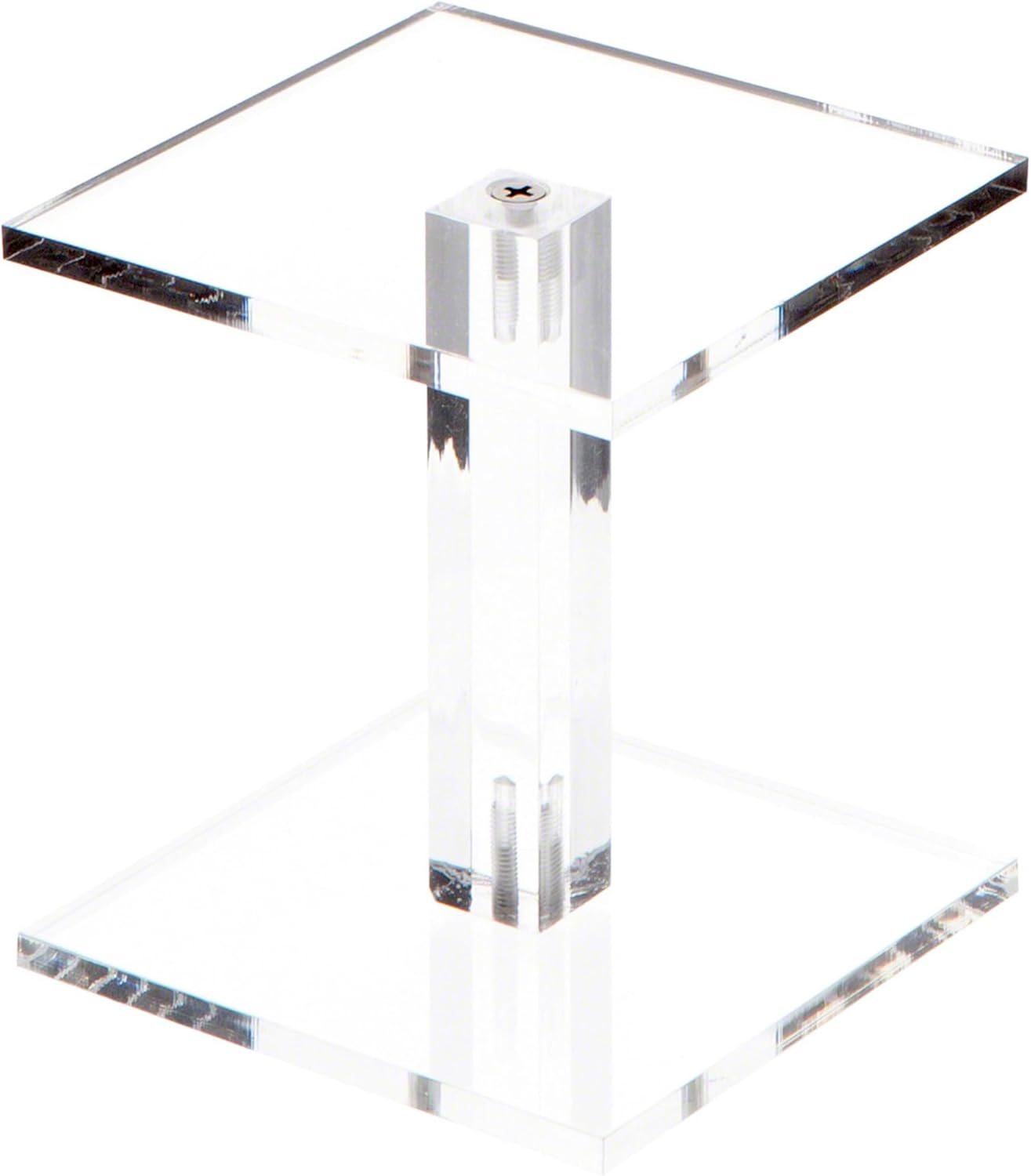Plymor Clear Acrylic Square Display Riser