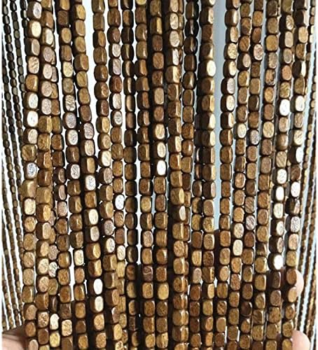 Bamboo Beaded Door Curtains with Aluminum Track