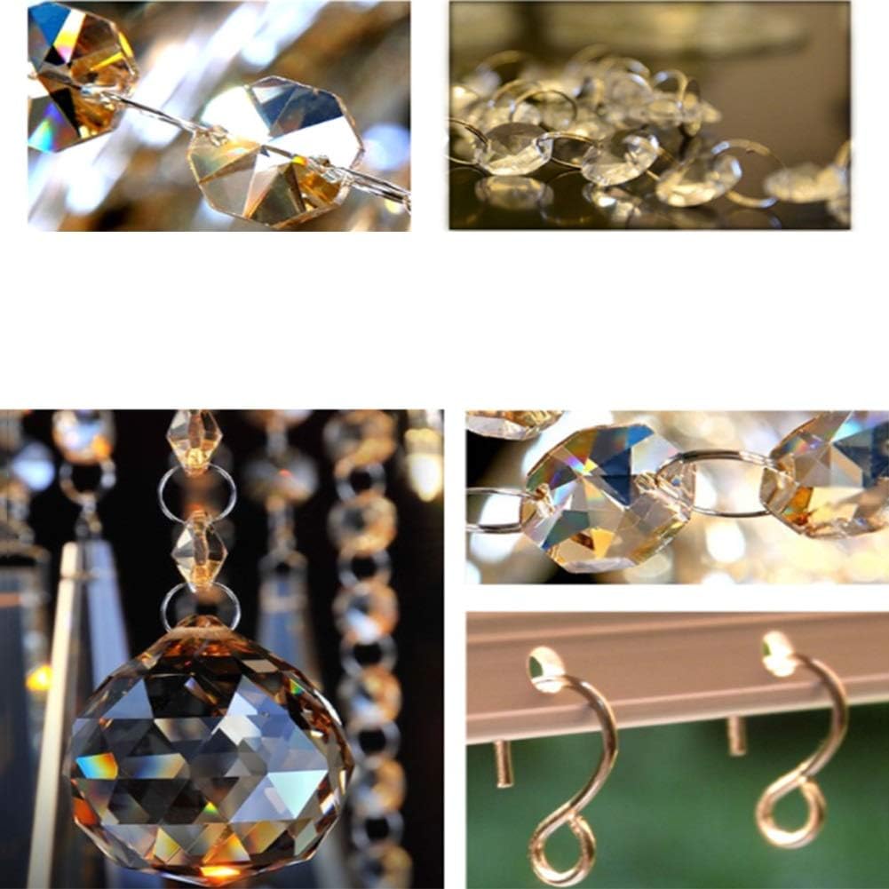 Crystal Beaded Curtain for Decor and Lighting