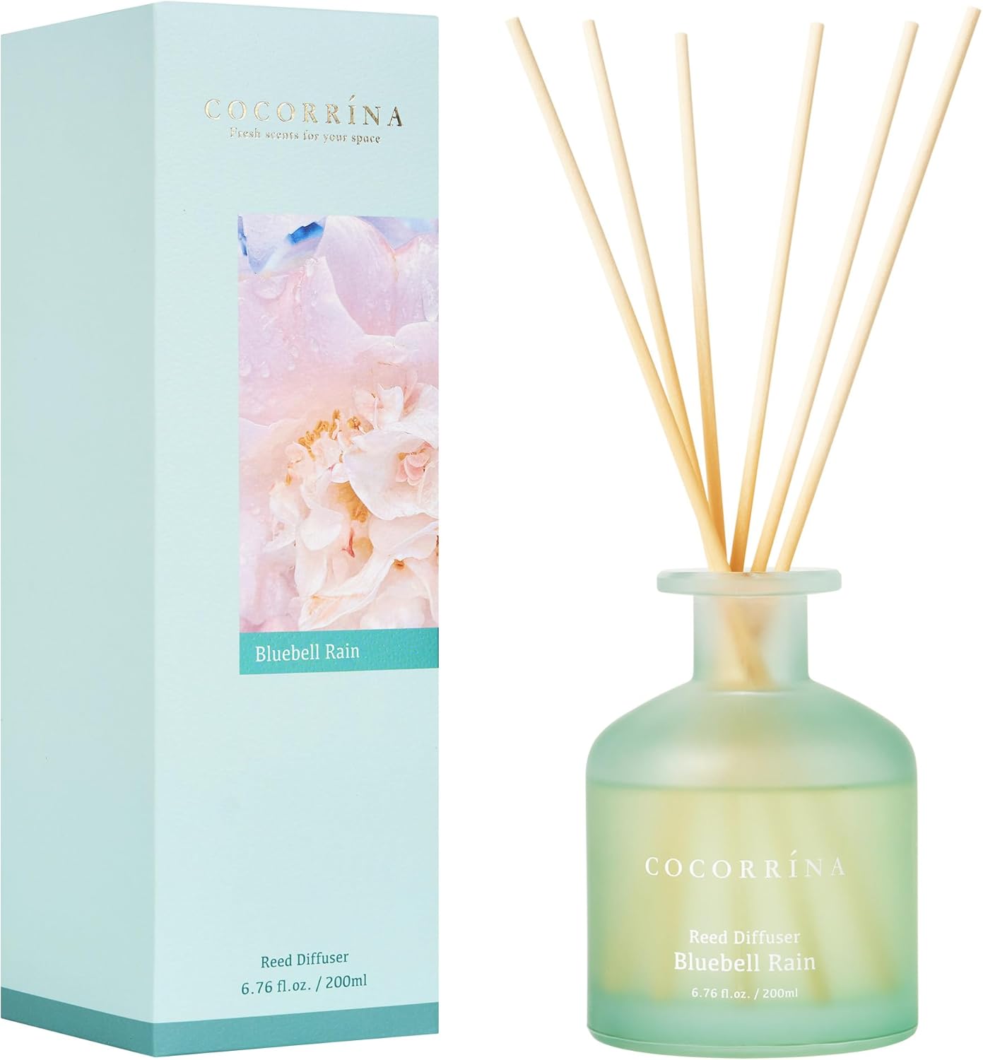 Cocorrna Bluebell Rain Reed Diffuser 676oz Set