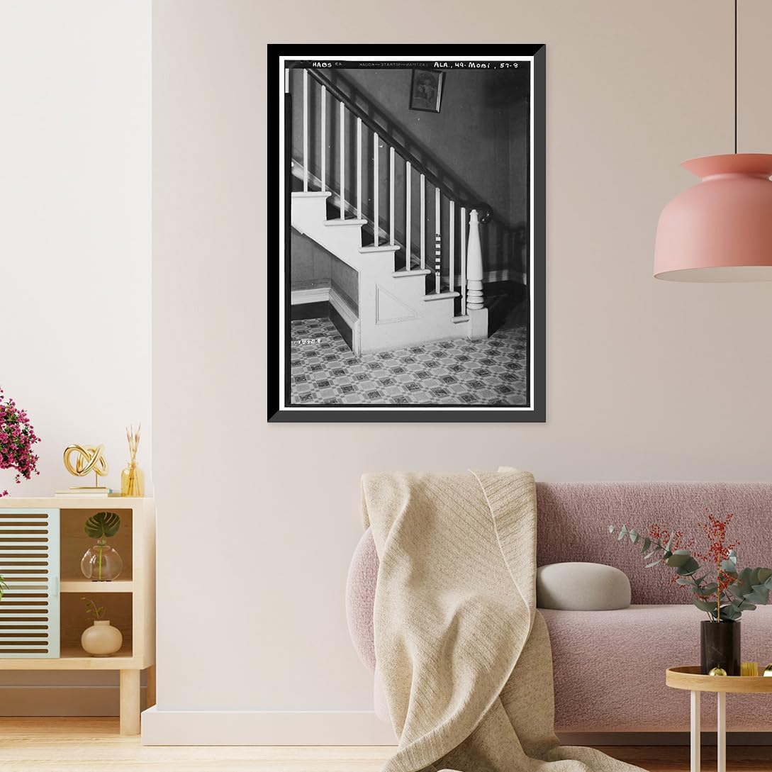 Historic Framed Print of Judge Oliver J Semmes House