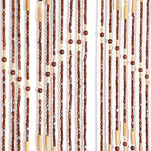 CNCEST Wooden Bead Curtain 32 Lines 90x175cm