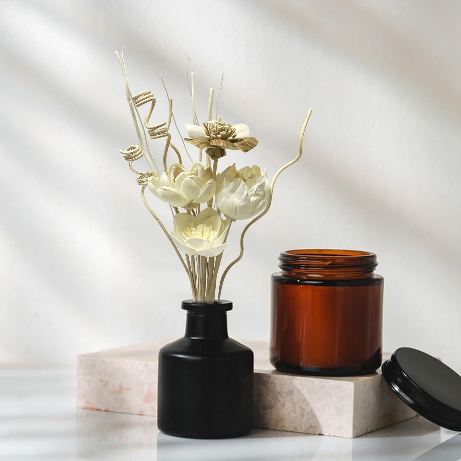 12Pcs Natural Reed Diffuser Sticks Set for Home Decor
