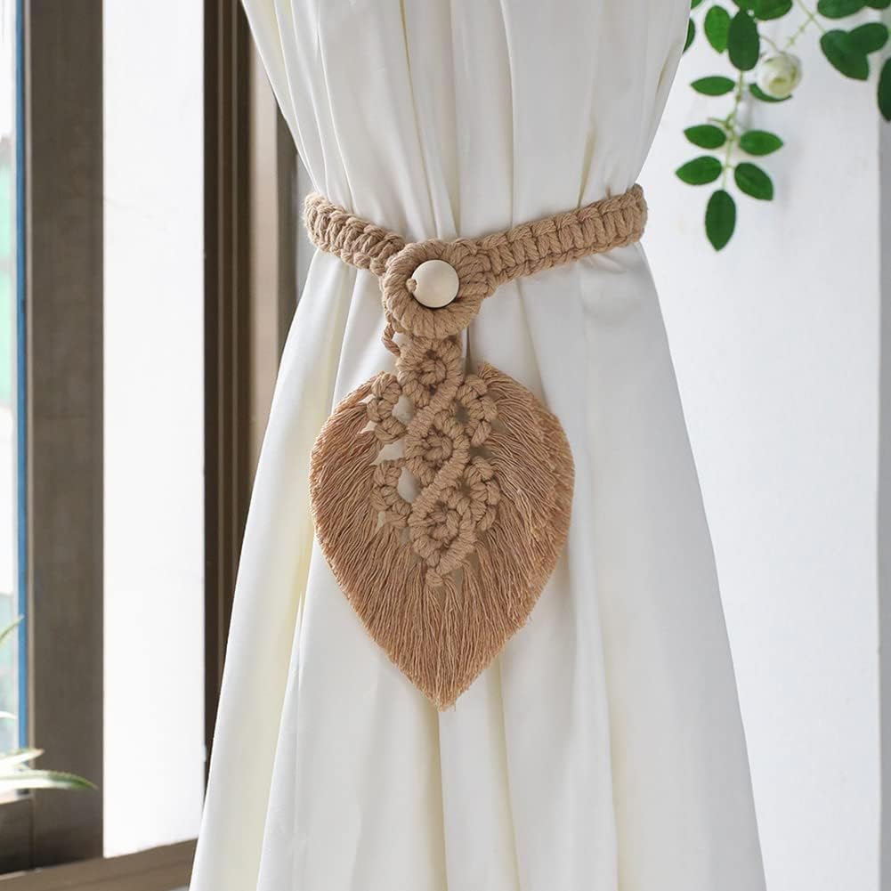 Arborodecor Curtain Tiebacks Set of 2 Brown