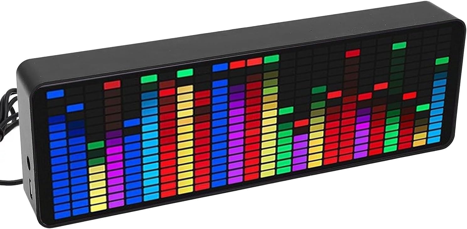 Drphiru RGB Audio Visualizer Alarm Clock