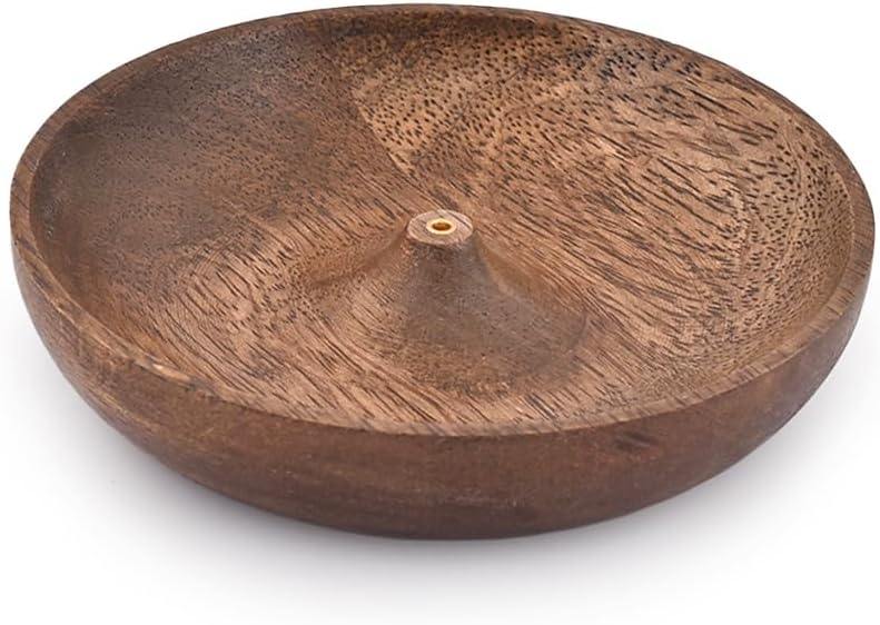 SAMHITA Wooden Incense Holder 5 x 5 x 1