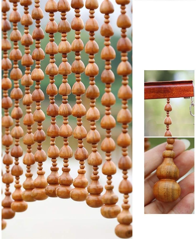 35 Strands Beaded Door Curtain with Aluminum Track