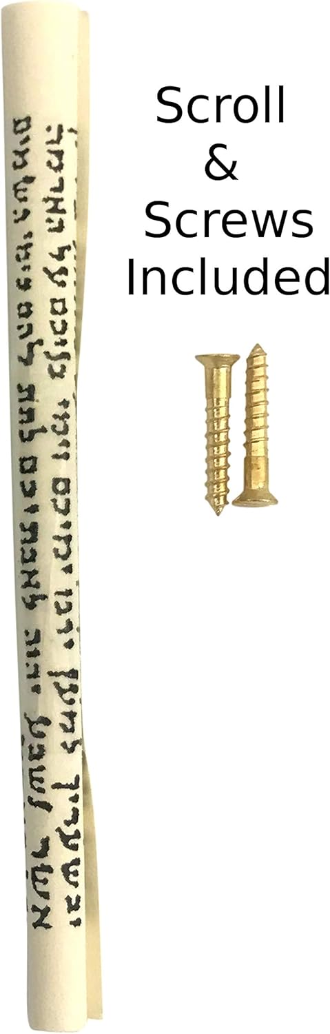 Tamara Baskin Art Glass Wedding Keepsake Mezuzah Ivory