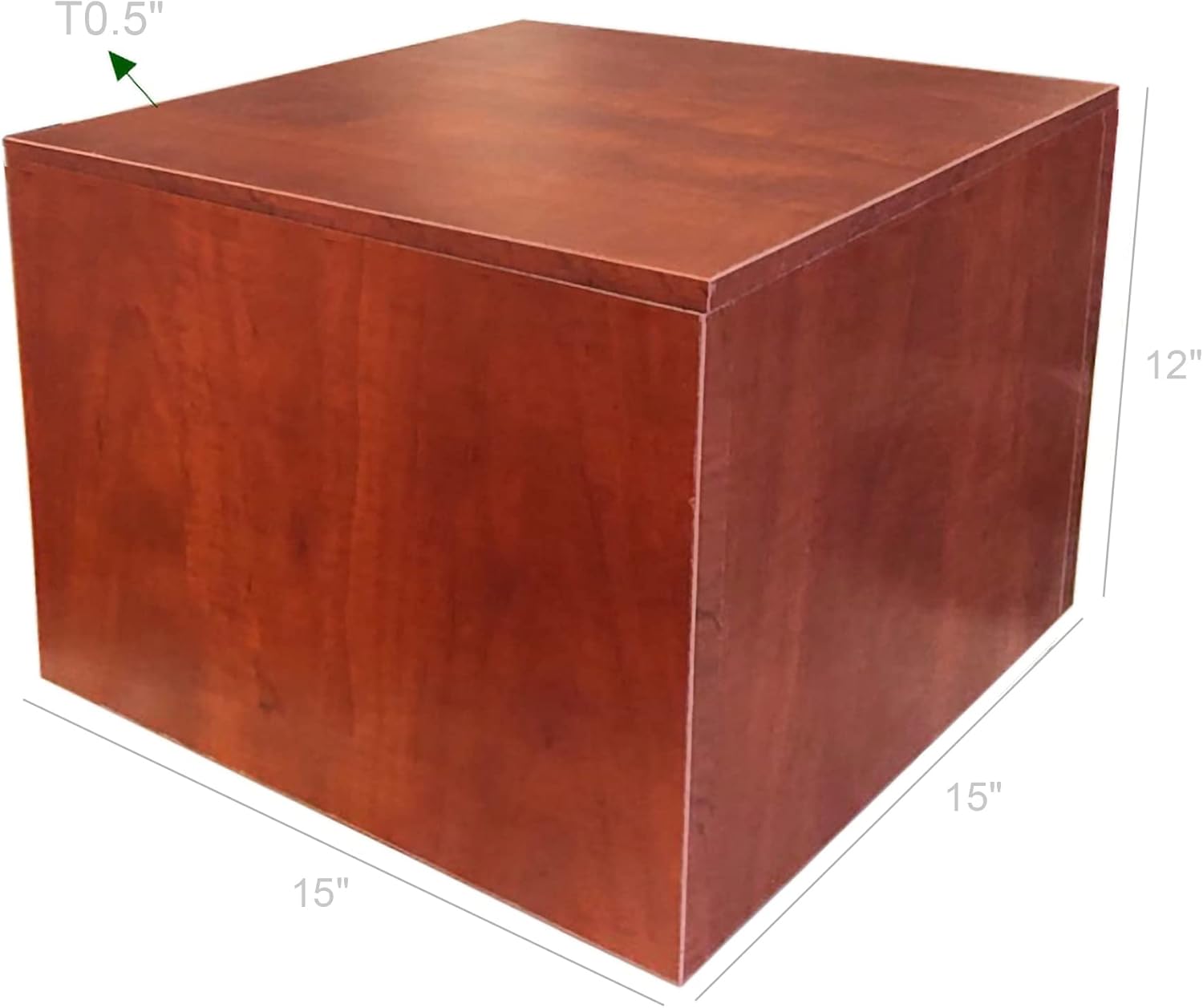 FixtureDisplays 15x15x12 Wood Riser Cube Display Stand