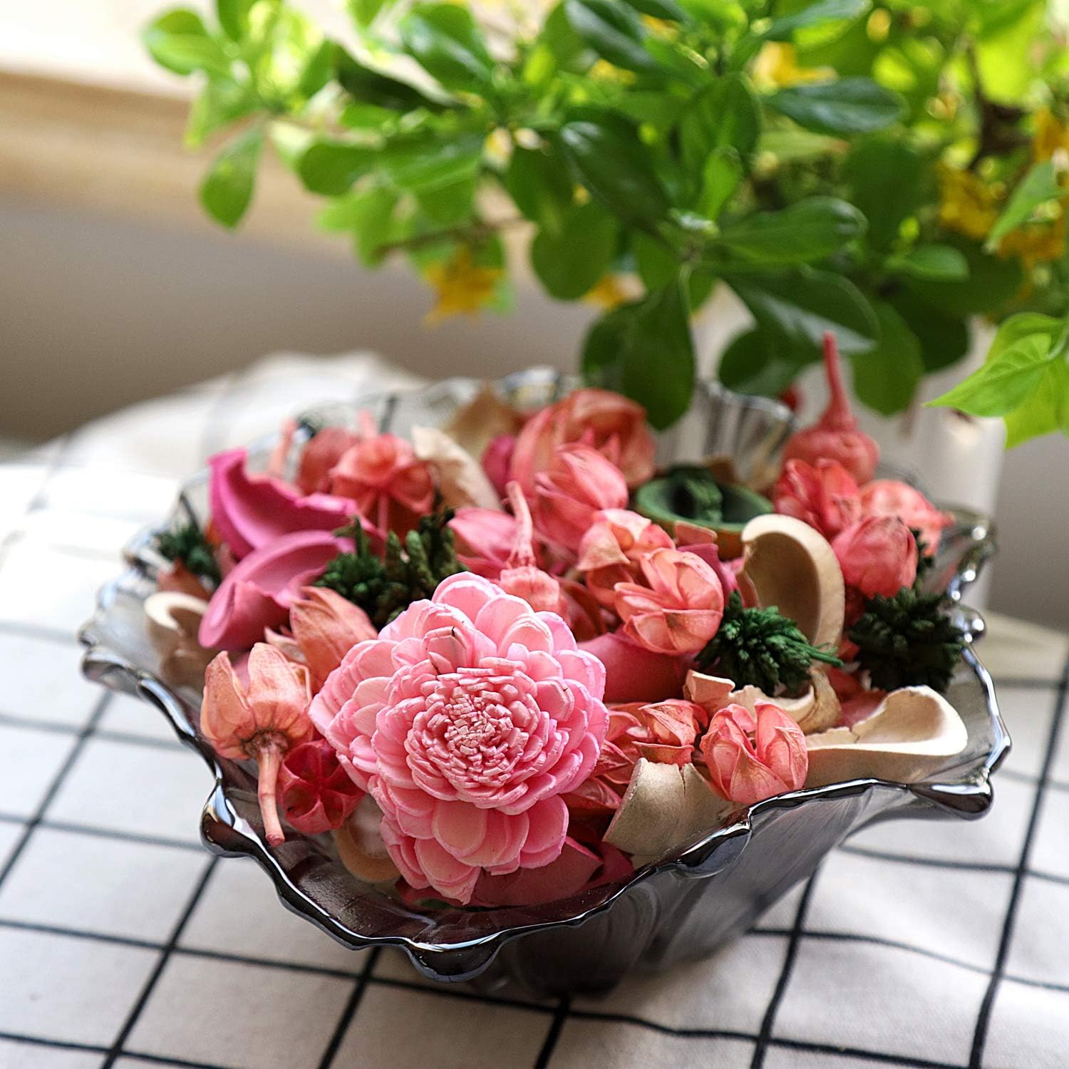 Qingbei Rina Rose Scented Potpourri Bowl Filler 98 Oz