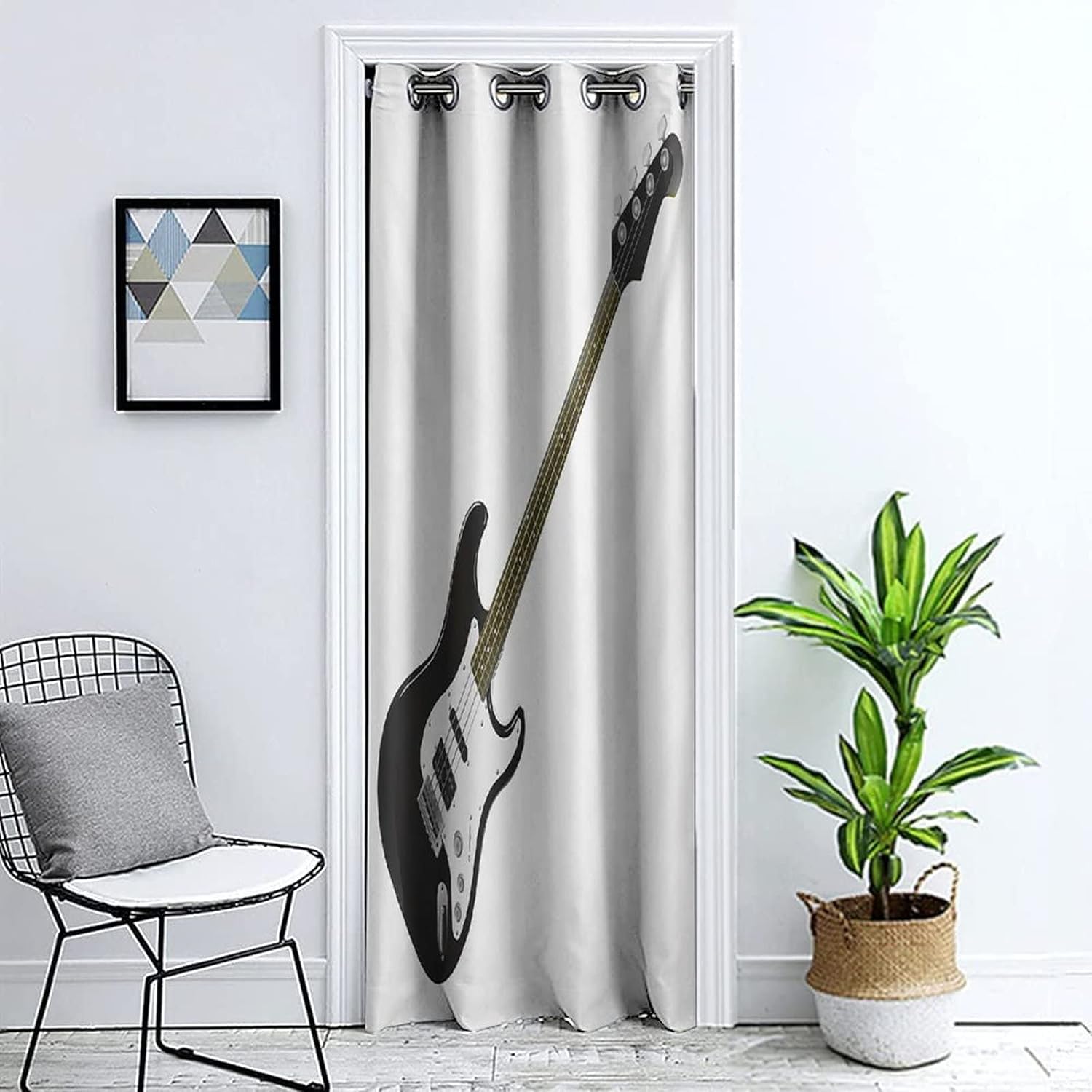 XISUNYA Doorway Curtains with Grommet Design