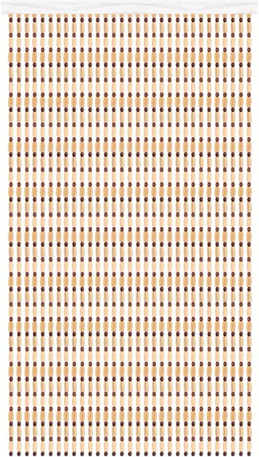 Bamboo Beaded Curtain for Doorway Partition Decor