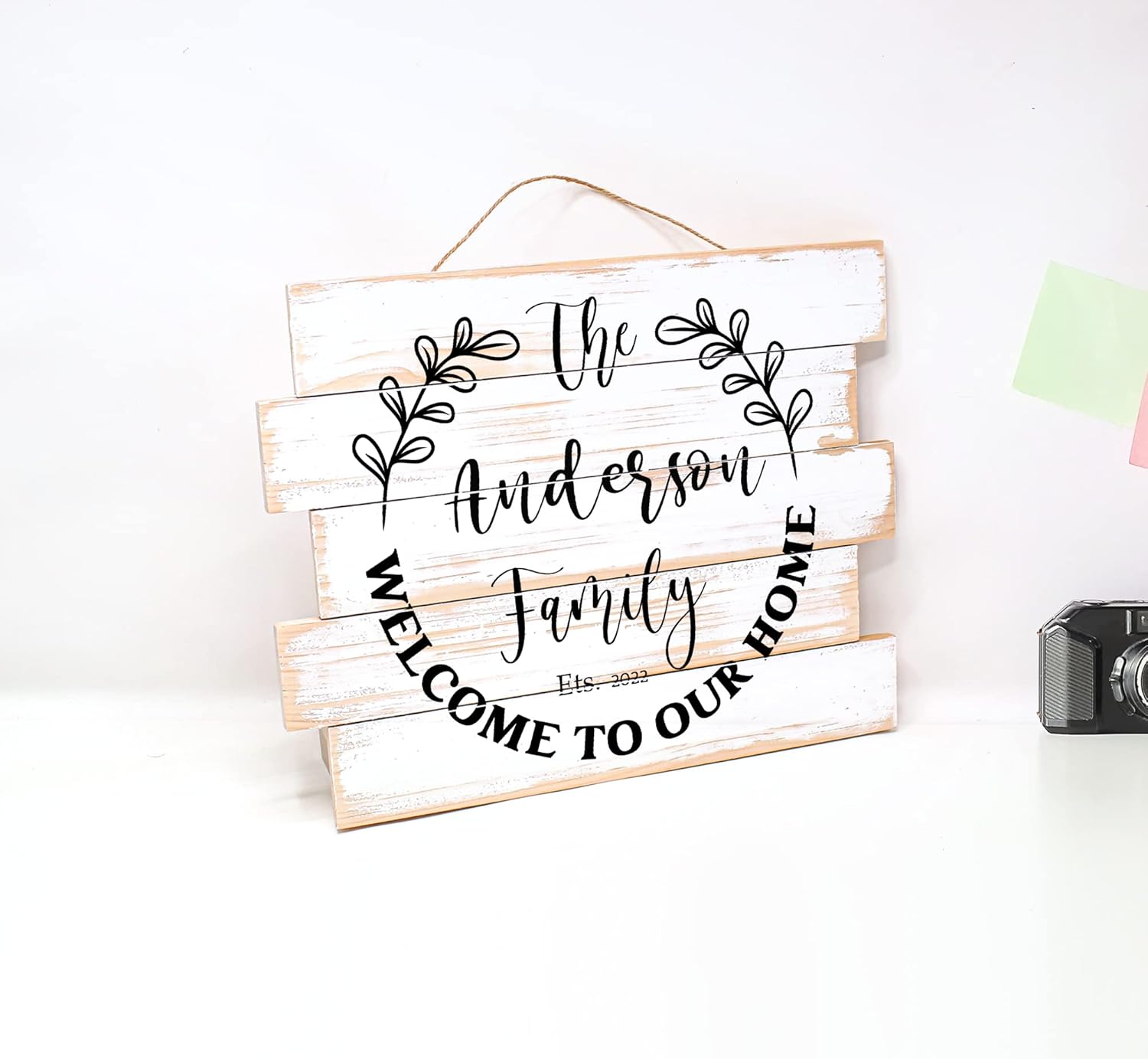 Custom Monogram Wall Art Personalized Family Name Sign